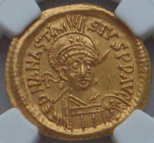 Анастасий I, солид. 491-518 гг. 