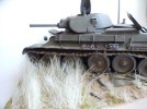 Диорама с танком Т-34/76 и красноармейцами
