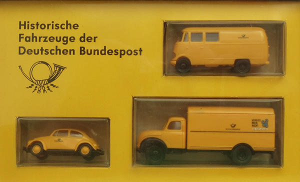 Набор германских почтовых автомобилей 1963года