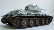 Советский танк Т-34/76 образца 1943г с командирской башенкой