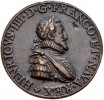 Настольная медаль. Франция 1589г. Бронза