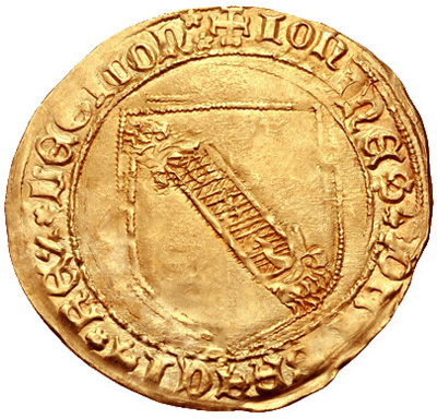 Золотая добла. Испания. Севилья. 15 век.