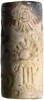 Вавилонская каменная цилиндрическая печать.
