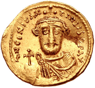 Constans II. 641-668. AV Solidus 