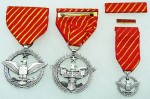 US Department of the Air Force Combat Action Medal, complete set of 4