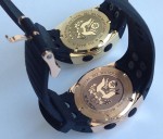 Золотые водонепроницаемые электронные часы D’ART (USA)