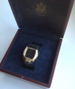 Золотые водонепроницаемые электронные часы D’ART (USA)