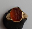 Серебряное кольцо с античной инталией
