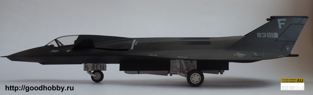 Американский истребитель F-19 Stealth (проект). Масштаб 1/48